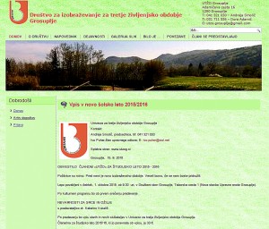 Stara spletna stran UTŽO Grosuplje.bmp