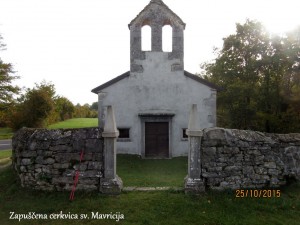 zapuscena cerkev sv. Mavricija