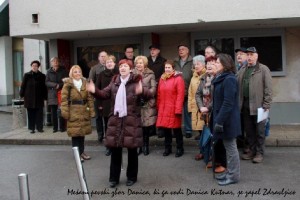 Mešani zbor Danica, ki ga vodi Danica Kutner, je zapel Zdravljico